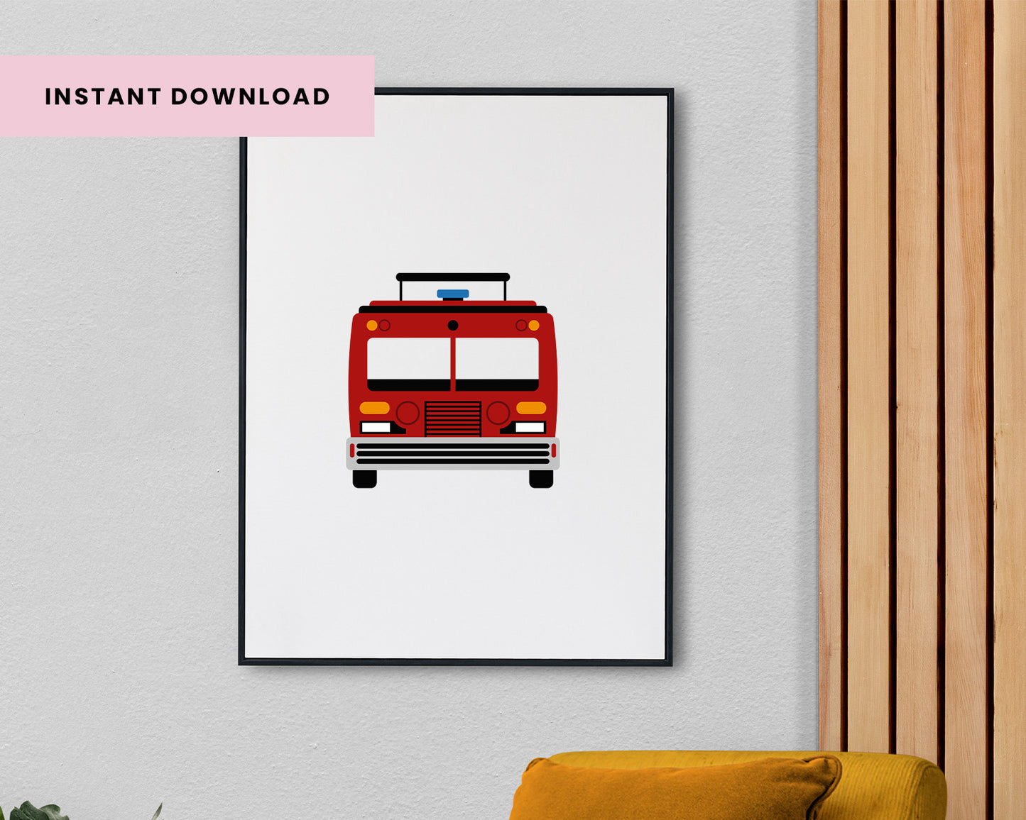 10 Fire Engine Clipart, Fire Department PNG, Fire Truck Svg, Fire Fighter PNG, Firefighter Birthday, Nursery Clipart, Instant Download