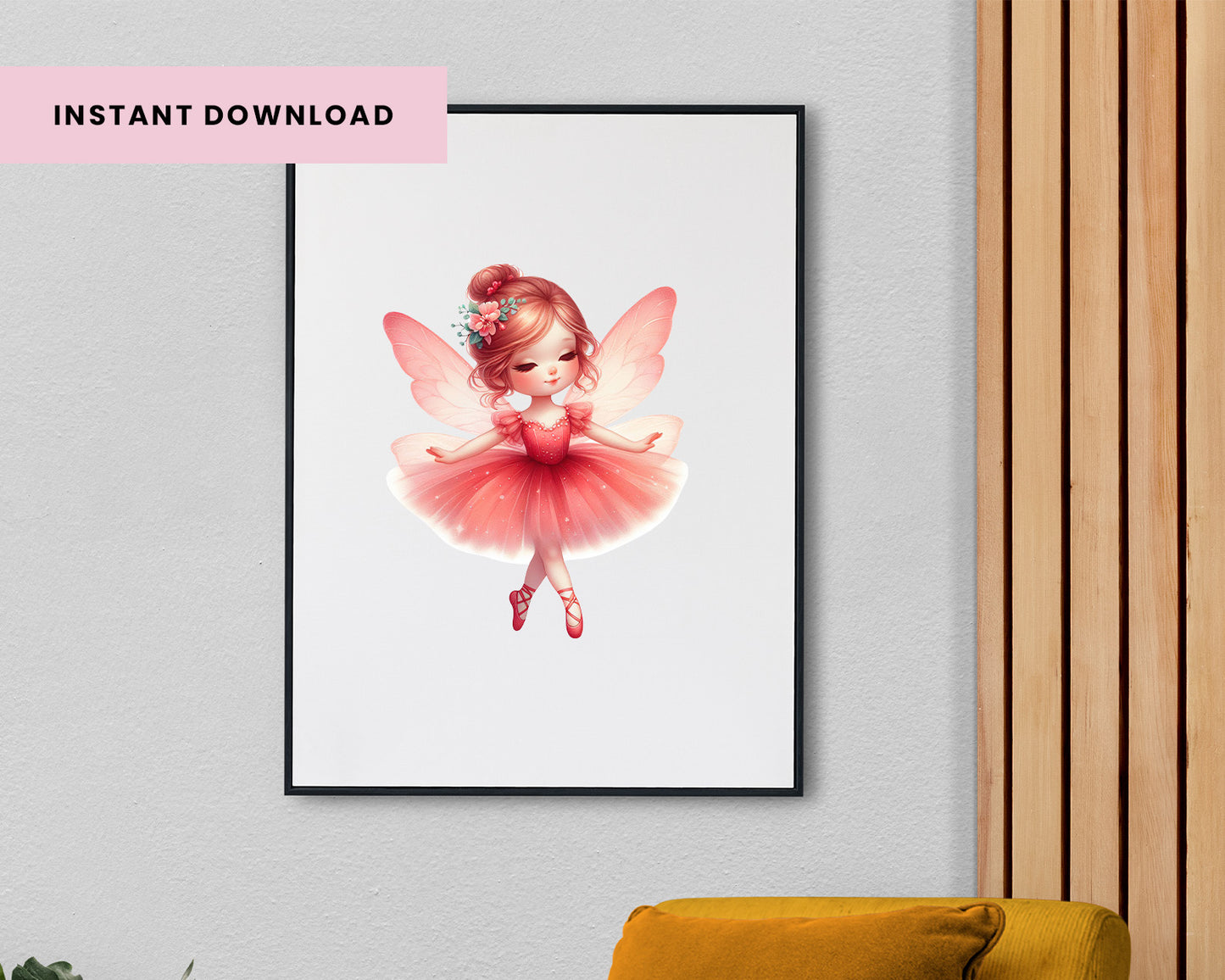16 Fairy Ballerina Clipart Bundle, Pastel Watercolor Fairies ClipArt, Magic Fairytale, Digital Scrapbook, Transparent PNGs, Instant Download