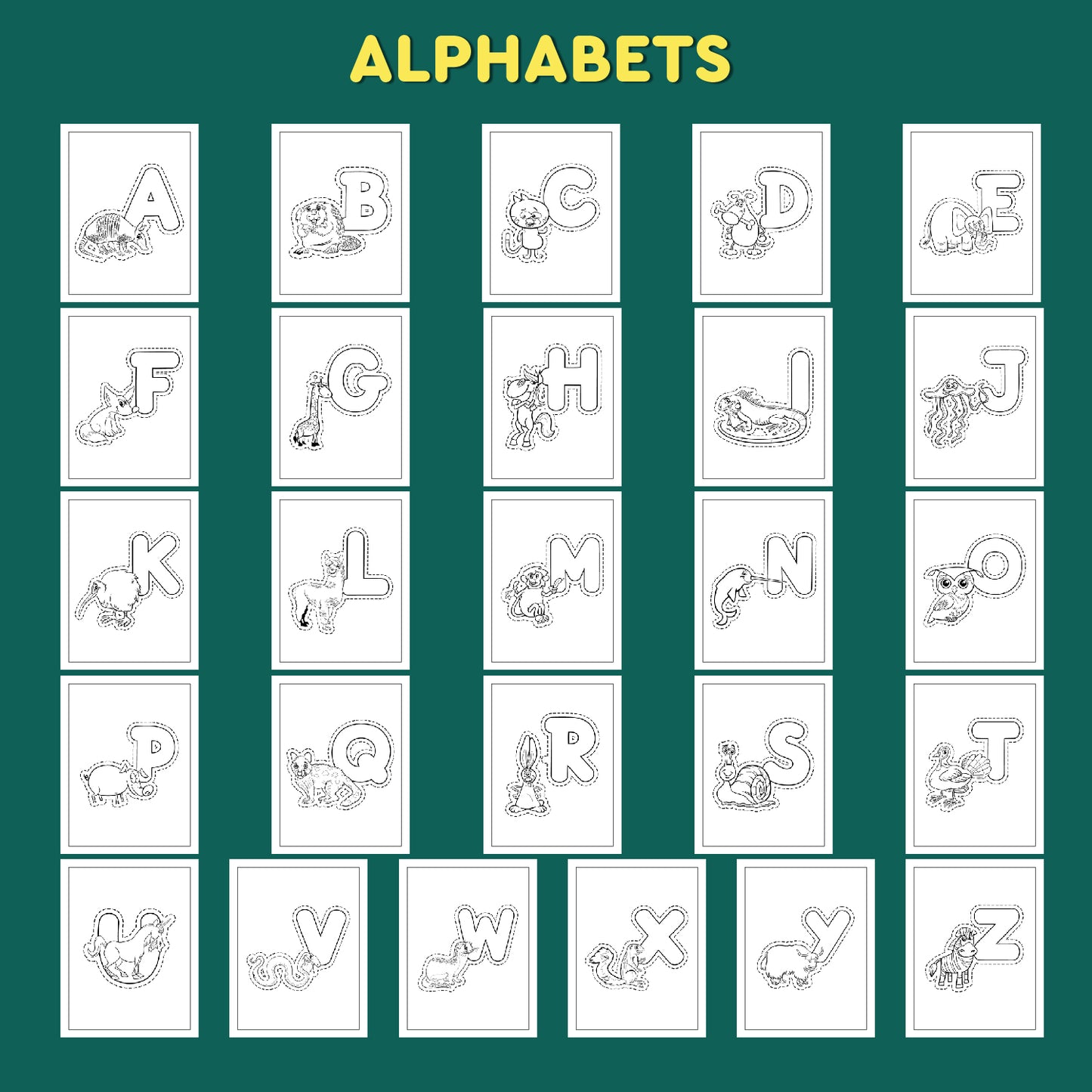 Colour & Cut Creation: A Fun Activity Book For Little Hands: Toddlers & Kids Ages 3 - 6 years: 155 pages of Numbers, Alphabet, Insects, Bugs, Animals