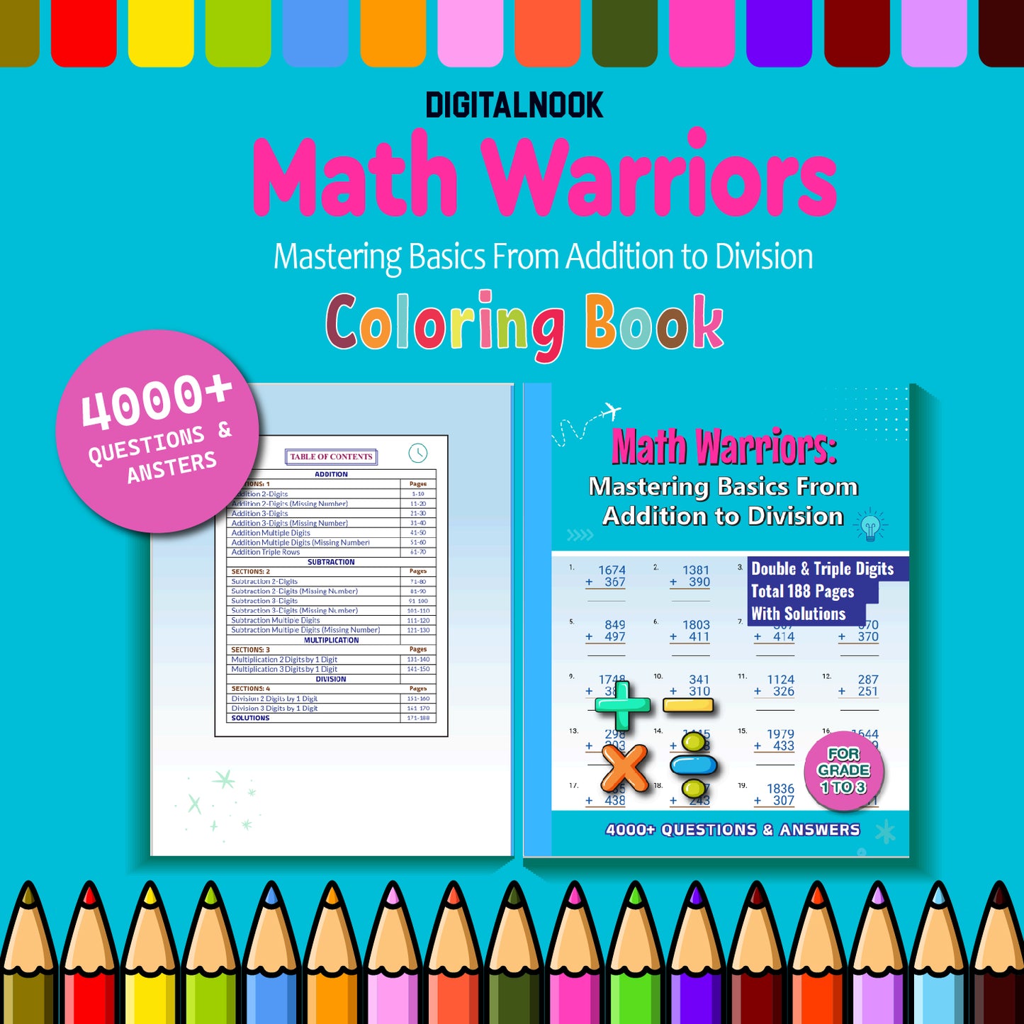 Math Warriors | Mastering Basics From Addition to Division | Grade 1 To 3